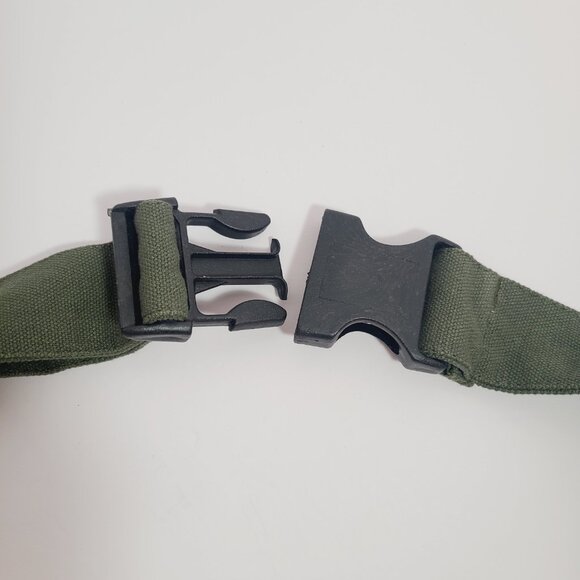 Olive Green Embroidered Fanny Pack - Boho Floral Design - Picture 7 of 11